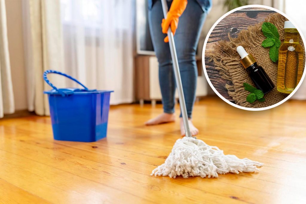Add five drops to your mop water—no vinegar or detergent needed—for a fresh, sparkling home that smells amazing