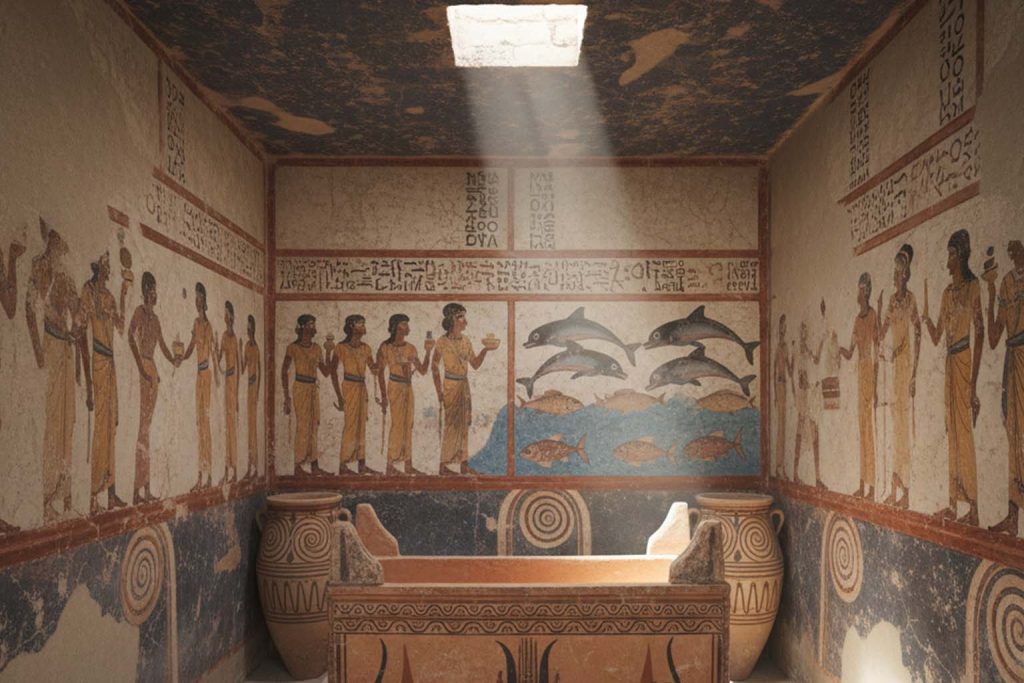 Ancient Cretans ended their Bronze Age tombs with final feasts in a powerful ritual shift