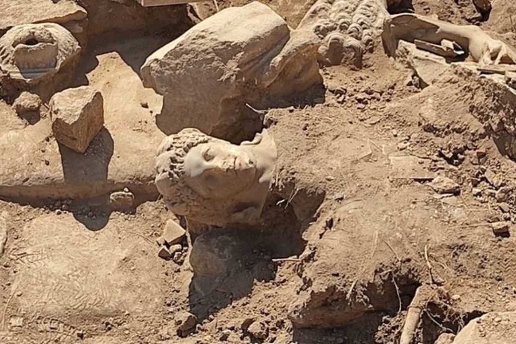 Beneath Tuscan soil, a student archaeologist uncovers a headless Hercules statue with untold secrets waiting to be revealed.