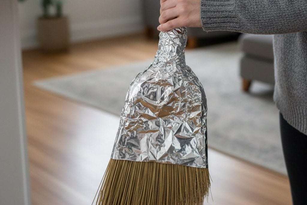 Boost your broom's power: Why wrapping it in aluminum foil is a game changer!