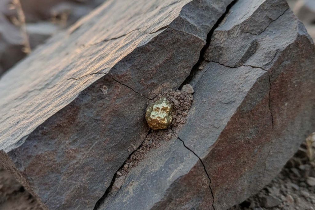 Earthquakes and gold: Unexpected sources of precious nuggets