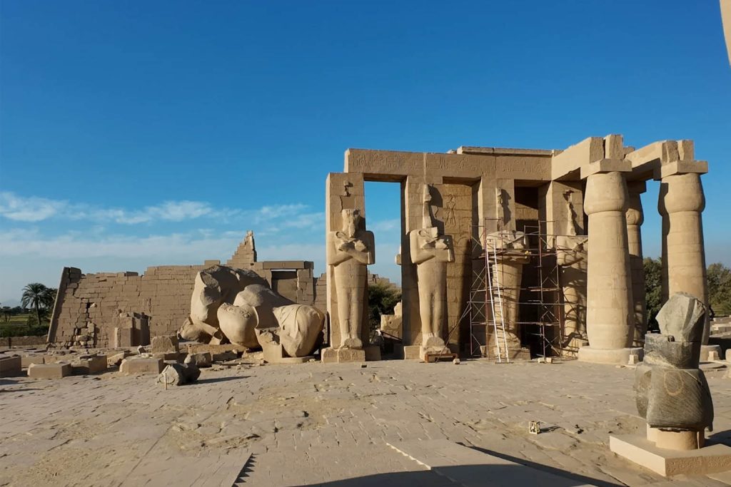 Excavation reveals ancient Egyptian school in Ramesses II's temple, offering insights into elite education