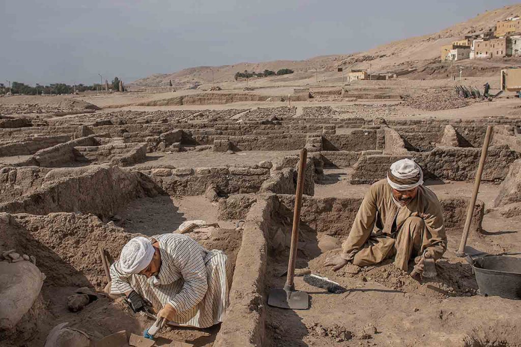 Nearly a quarter million statuettes uncovered near a 3,000-year-old sarcophagus—is this the tomb of a forgotten pharaoh?