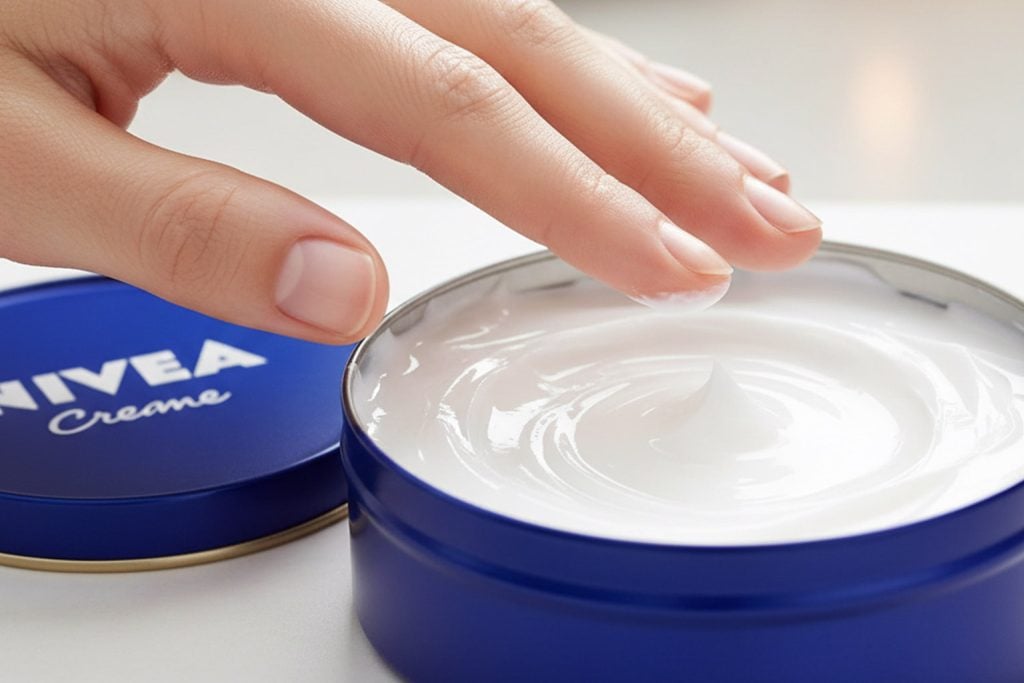 Nivea: I applied the classic blue cream to one side of my face nightly for a week – here’s what happened