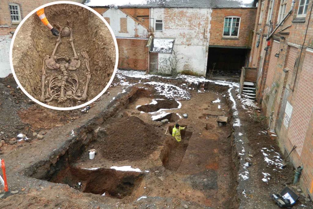 Rediscovered secrets: Roman roads and ancient skeletons beneath UK city center