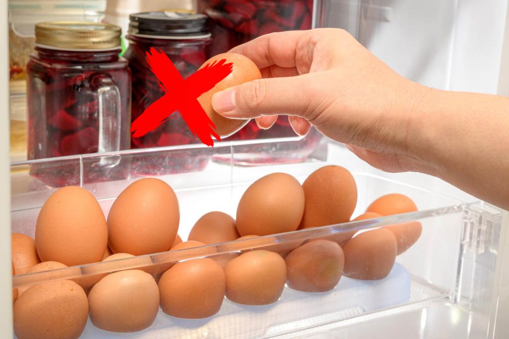 The refrigerator mistake: why storing eggs in the door is a bad idea