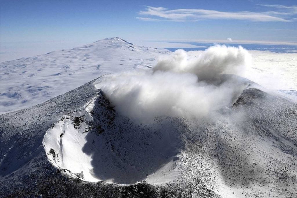 Antarctica's Mount Erebus: scientists discover underground ecosystem